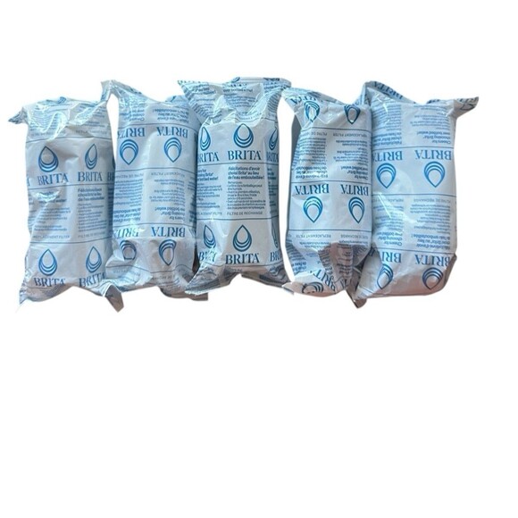 Genuine 5 pack Brita Replacement Water Filters For Most Pitchers & Dispensers - Picture 1 of 3